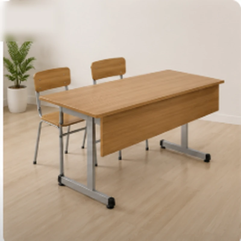 Bàn Ghế Học Sinh 2 Chỗ Sắt Sơn Tĩnh Điện - BGHS21