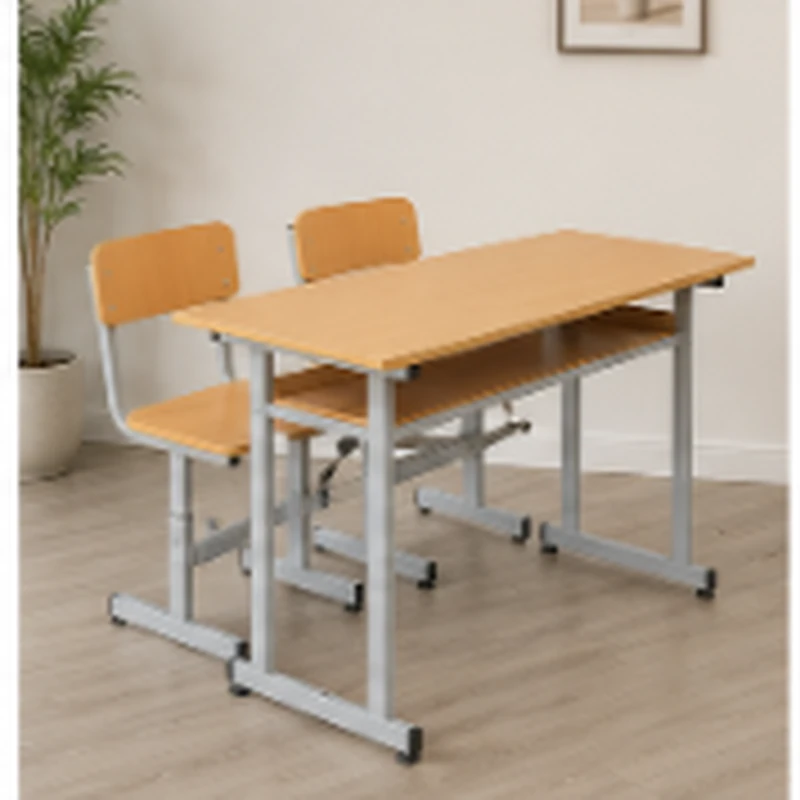 Bàn Ghế Học Sinh Đôi Gỗ Công Nghiệp Chắc Chắn - BGHS37