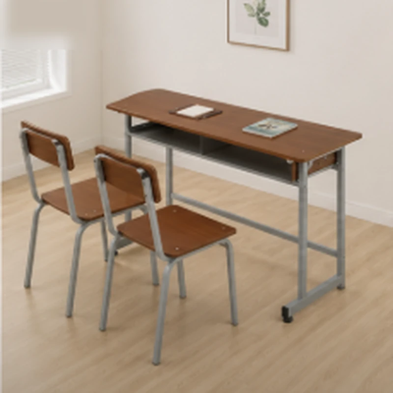 Bàn Ghế Học Sinh Đôi Sắt Sơn Tĩnh Điện Cao Cấp - BGHS28