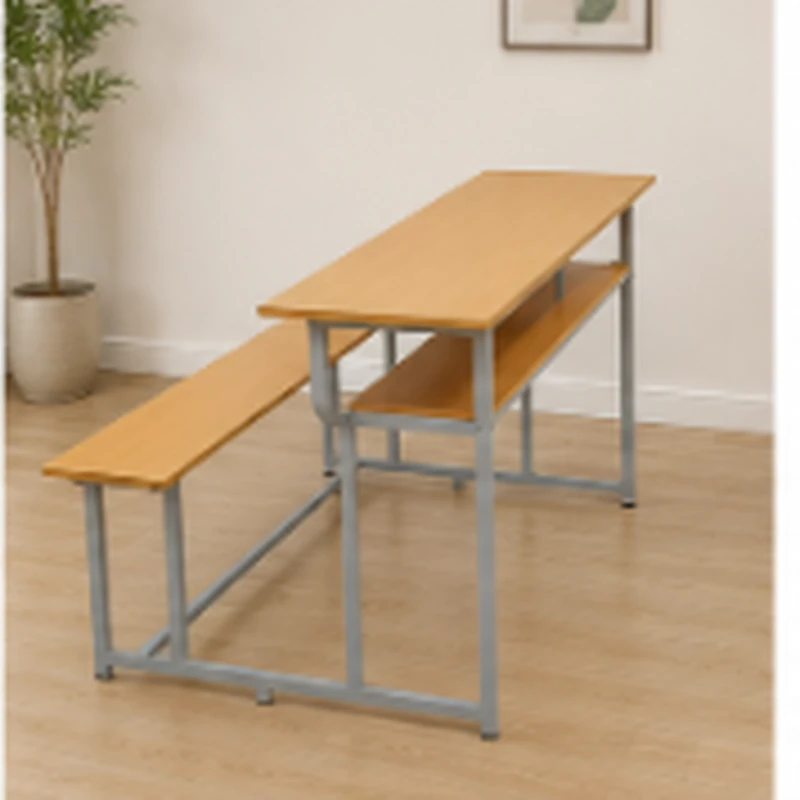 Bàn Ghế Học Sinh Liền Bàn Sơn Tĩnh Điện Dáng Dài - BGHS40