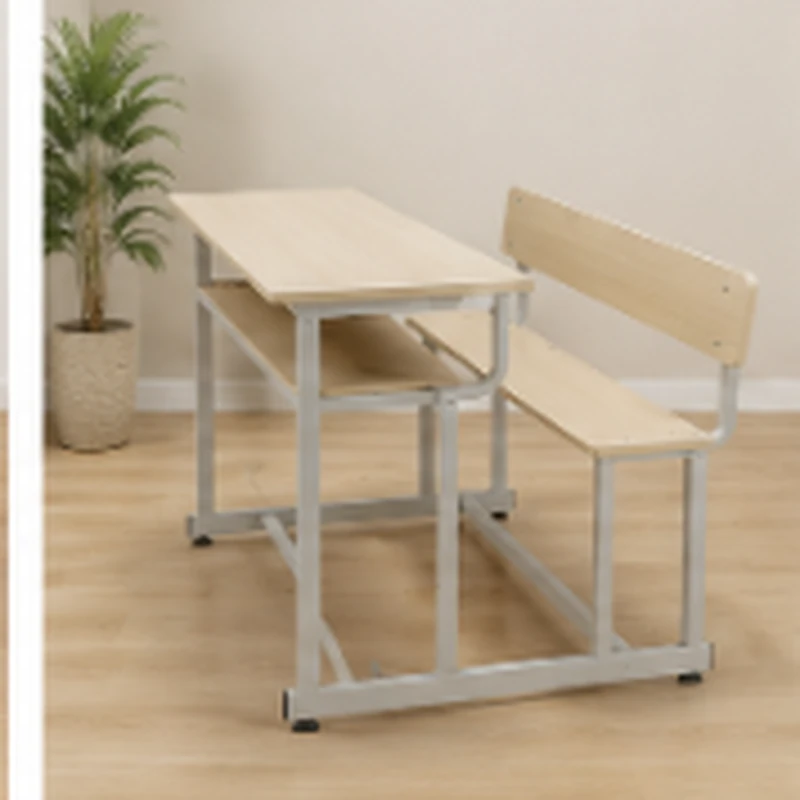 Bàn Ghế Học Sinh Liền Ghế Tựa Sắt Chống Gỉ - BGHS43