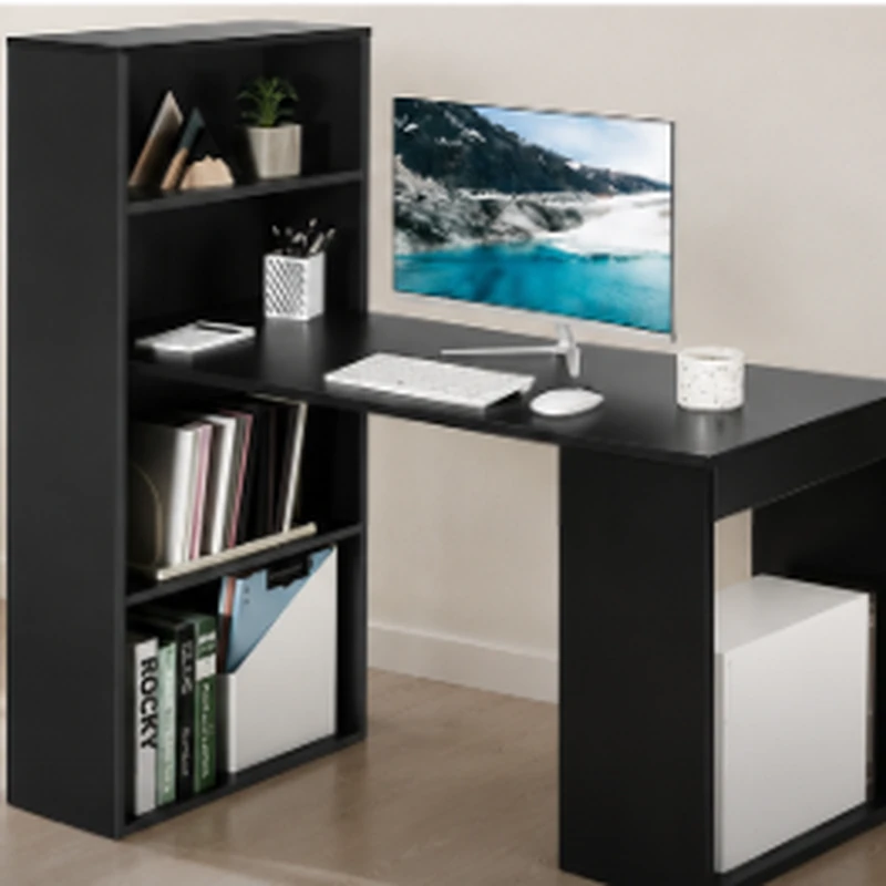 Bàn Làm Việc Văn Phòng Gỗ MDF Có Kệ - BG27