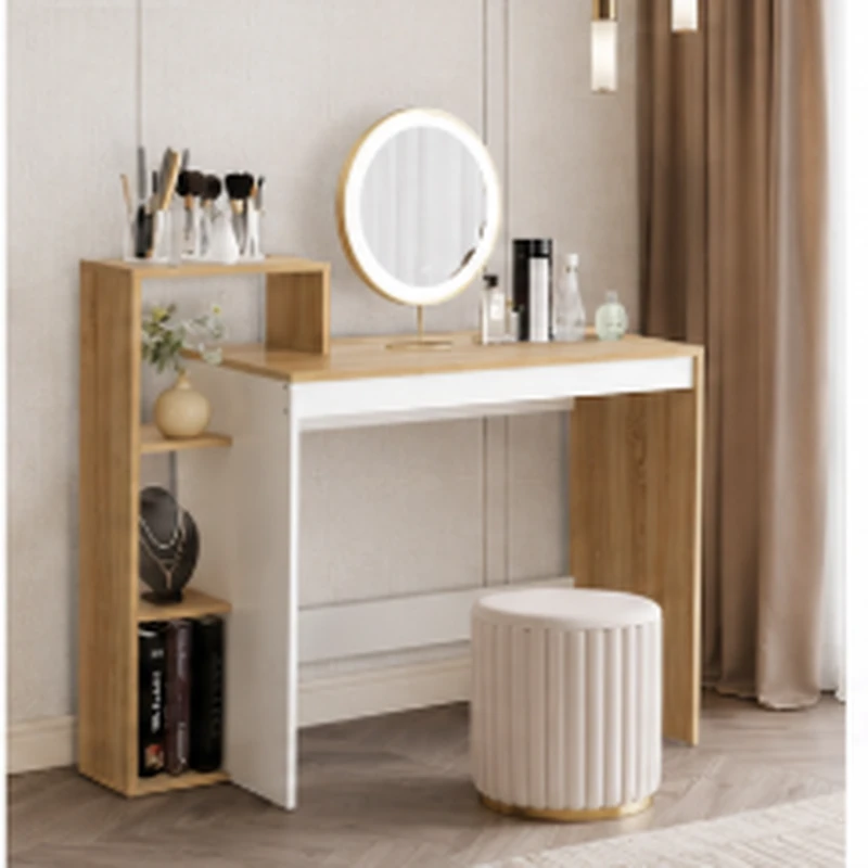 Bàn Làm Việc Gỗ Kèm Kệ Sách 3 Tầng Góc Trái - BG79