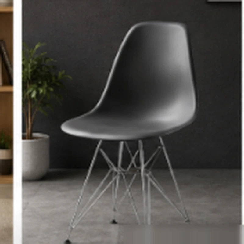 Ghế Cà Phê Eames Chân Sắt Mạ Crom - CF4