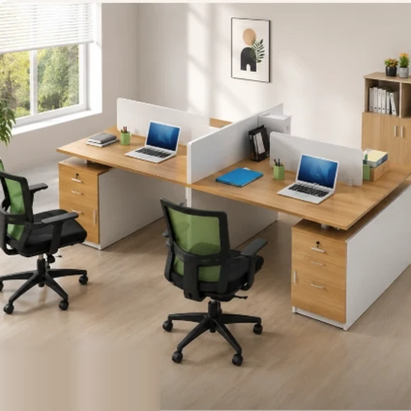 Bàn Cụm Làm Việc 4 Chỗ Có Vách - BC36