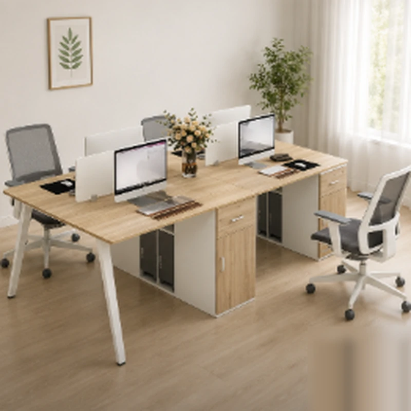 Cụm Bàn Làm Việc 4 Người Thiết Kế Linh Hoạt - BC108