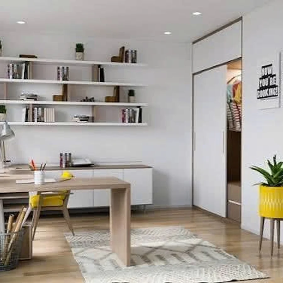 Góc Làm Việc Chuyên Nghiệp Tích Hợp Kệ Sách - DC03
