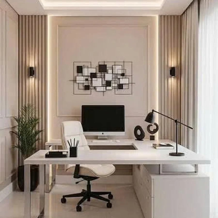 Góc Làm Việc Thanh Lịch Tích Hợp Kệ Sách - DC13