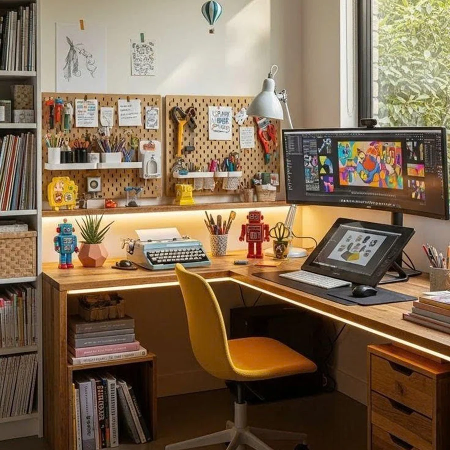 Góc Làm Việc Tối Giản Phong Cách Studio - DC42