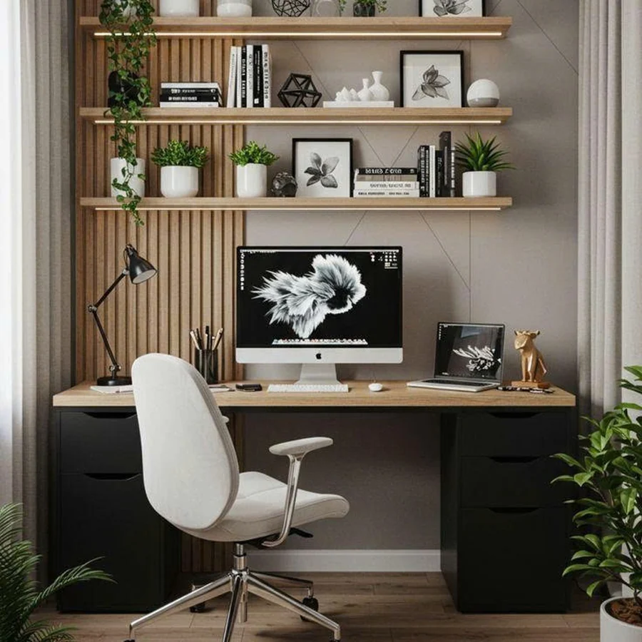 Góc Làm Việc Chuyên Nghiệp Tối Ưu Diện Tích - DC84