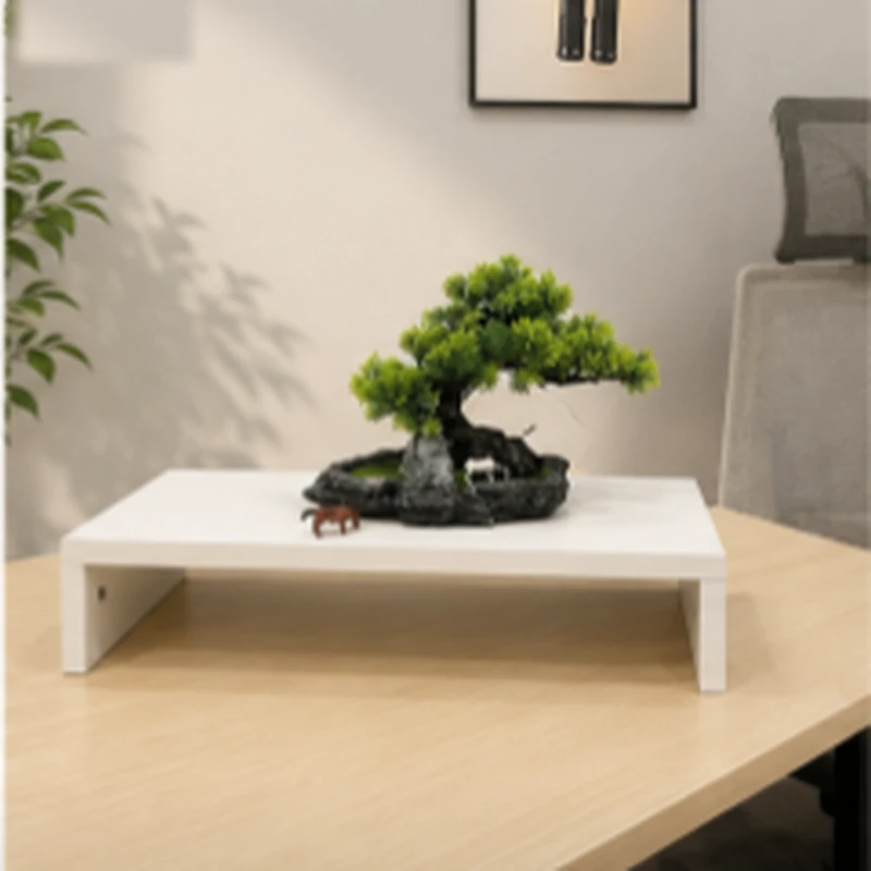 Kệ Để Màn Hình Vi Tính Gỗ Decor Bàn Làm Việc - KB6