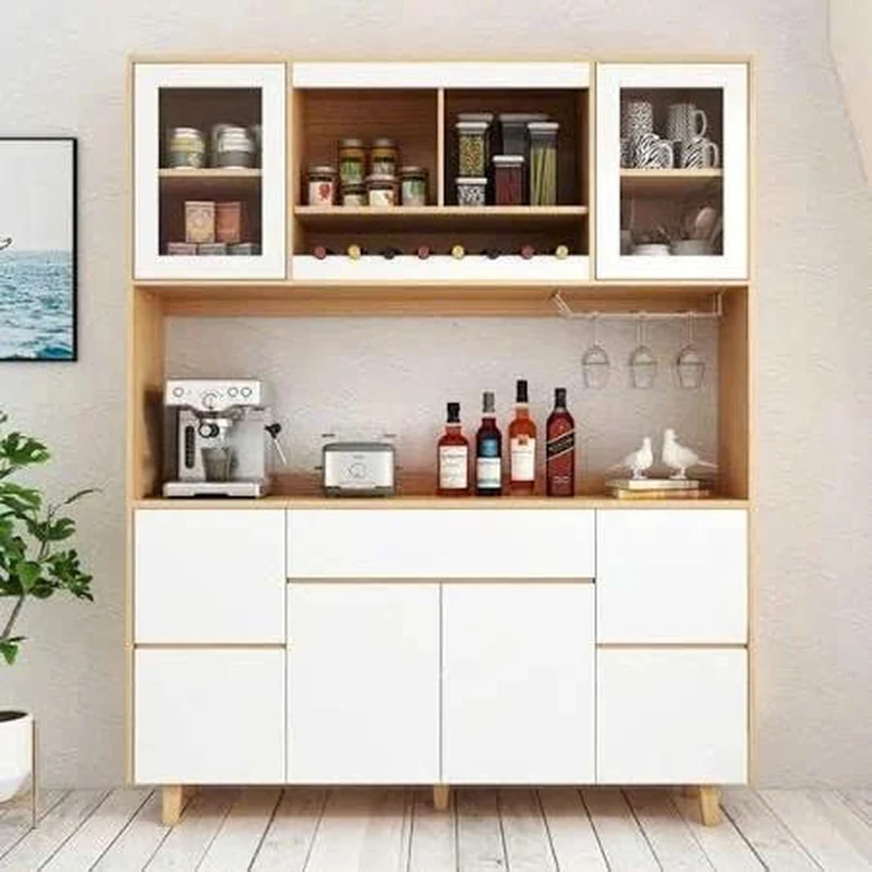 Tủ Bếp Tân Cổ Điển Màu Trắng - TB05