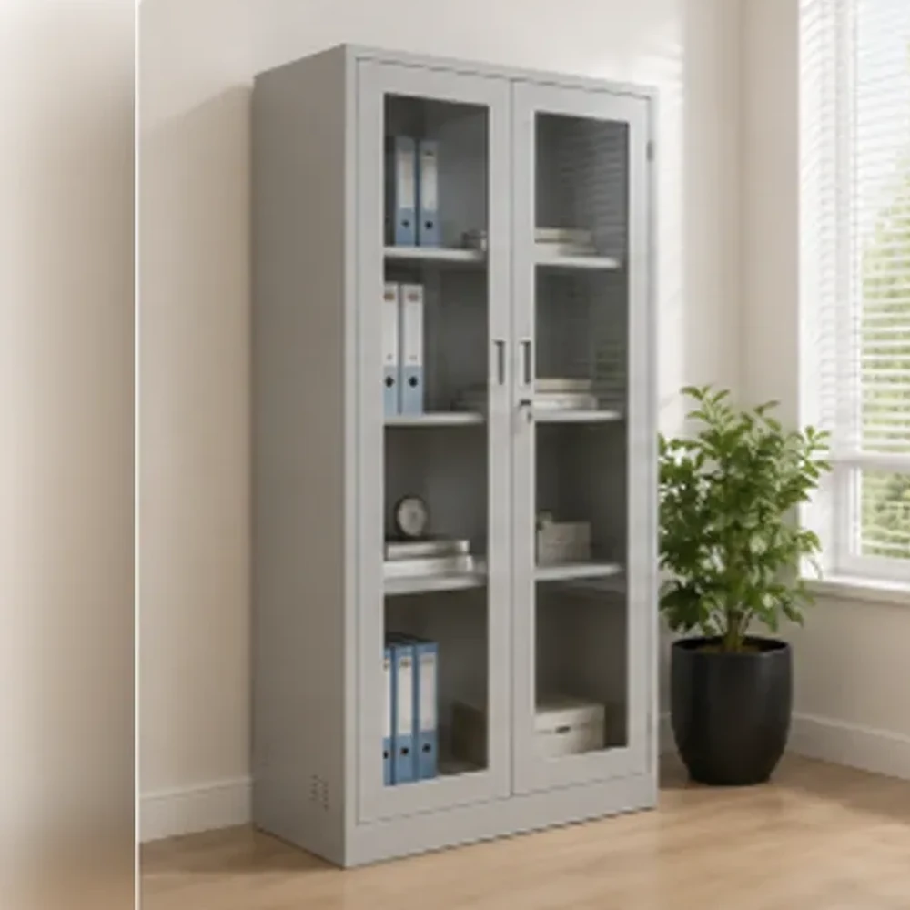 Tủ Locker Sắt 2 Cánh Kính Dài - TLK48