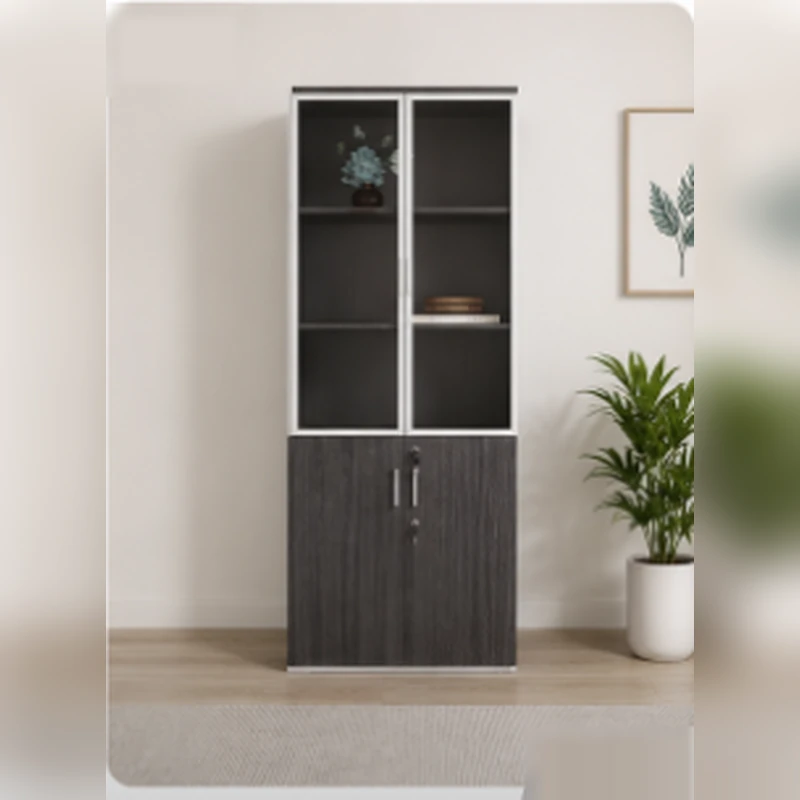 Tủ Tài Liệu 2 Cánh Kính Văn Phòng - THS121