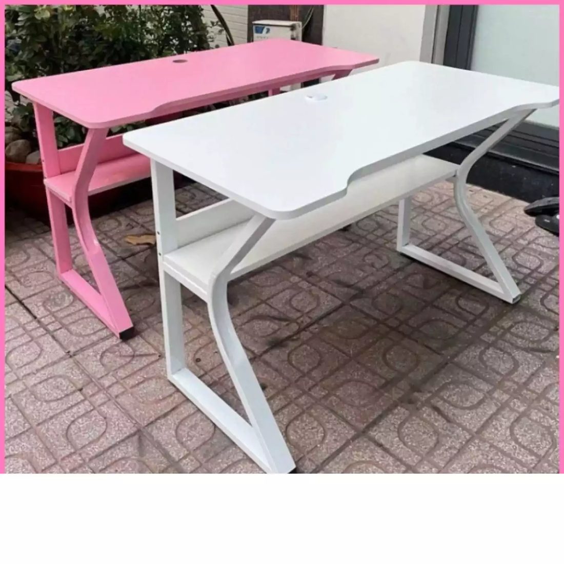 Bàn Gaming Chân K - Có Giá Đỡ Tiện Lợi, Thiết Kế Bền Đẹp, Dễ Bố Trí Mọi Không Gian