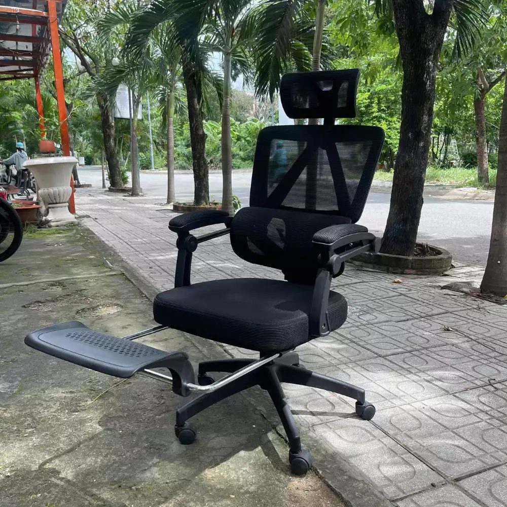 Ghế Công Thái Học LX18 – Ghế Xoay Văn Phòng, Làm Việc Học Tập Thư Giãn, Chống Đau Mỏi Cột Sống Hiệu Quả